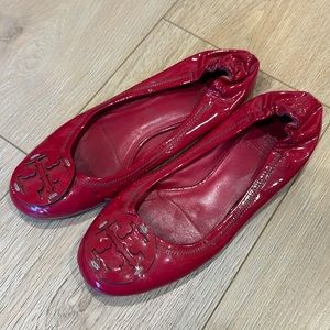 Tory Burch flats red